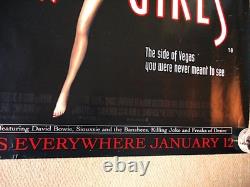 Affiche de film originale rare et culte Showgirls UK Quad 95 de Paul Verhoeven