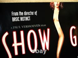 Affiche de film originale rare et culte Showgirls UK Quad 95 de Paul Verhoeven