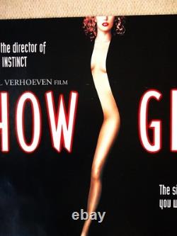 Affiche de film originale rare et culte Showgirls UK Quad 95 de Paul Verhoeven