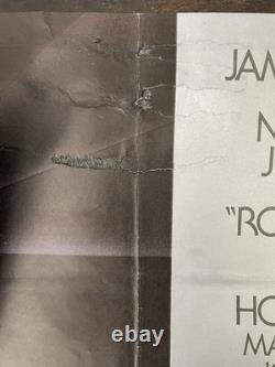 Affiche de film originale vintage ROLLERBALL rare 1975 première sortie UK Quad 30x40