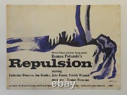 Affiche du film Répulsion Quad Original 30 x 40 pouces