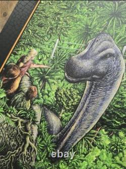 Affiche en sérigraphie de Jurassic Park. Jeff Murray. Commande privée limitée x140