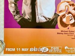 Affiche originale Quad de la réédition BFI d'Alfie 2001 avec Michael Caine et Millicent Martin.