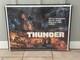 Affiche Originale Uk Quad Thunder 1983 Bryan Bysouth Cinéma Rare
