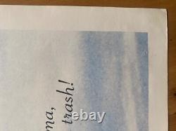 Affiche originale UK Quad repliée en très bon état pour le 25e anniversaire des rares flamants roses