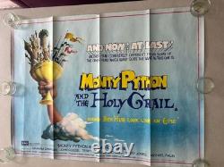 Affiche originale UK Quad roulée Monty Python et le Saint Graal