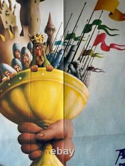 Affiche originale UK Quad roulée Monty Python et le Saint Graal