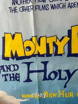 Affiche originale UK Quad roulée Monty Python et le Saint Graal