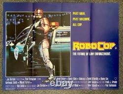 Affiche originale britannique Quad de Robocop 1987
