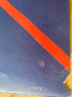 Affiche originale britannique Quad pliée THE TERMINATOR 1985 en bon état d'usage