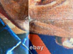 Affiche originale britannique Quad pliée THE TERMINATOR 1985 en bon état d'usage