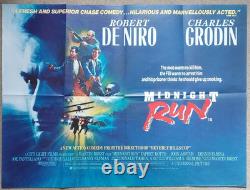 Affiche originale britannique au format quad de Midnight Run