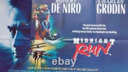 Affiche originale britannique au format quad de Midnight Run