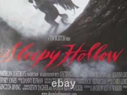 Affiche originale britannique quad de 1999 de Sleepy Hollow