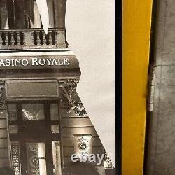 Affiche originale du casino Royale (2006) en format paysage encadrée de James Bond au Royaume-Uni