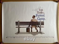 Affiche originale du cinéma britannique Forest Gump 1994 Tom Hanks
