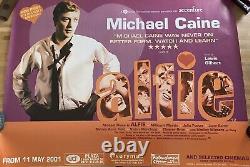Affiche originale du film Alfie en Quad BFI 2001 RR Michael Caine. Très bon.