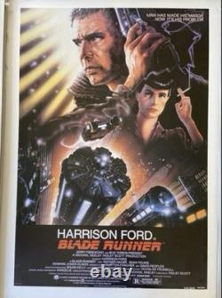 Affiche originale du film Blade Runner, format US One Sheet, avec support en lin, NSS Quad