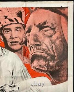 Affiche originale du film Enchanted Island Quad Cinema Dana Andrews Allan Dwan 1958