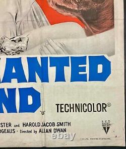 Affiche originale du film Enchanted Island Quad Cinema Dana Andrews Allan Dwan 1958