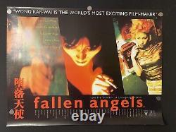 Affiche originale du film Fallen Angels en format UK Quad, rare de Wong Kar Wai