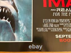 Affiche originale du film JAWS au Royaume-Uni pour la sortie IMAX en 2022.