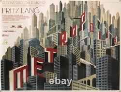 Affiche originale du film Metropolis (R-2010), format UK Quad (30 X 40)