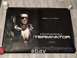 Affiche originale du film Odeon The Terminator 2015 30x40 pouces