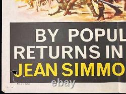 Affiche originale du film Quad Robe Richard Burton Cinemascope 1953