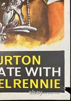 Affiche originale du film Quad Robe Richard Burton Cinemascope 1953