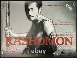 Affiche originale du film Rashomon Quad Cinema Akira Kurosawa 2009RR