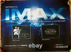 Affiche originale du film SPECTRE / STAR WARS UK QUAD CINEWORLD CINEMA