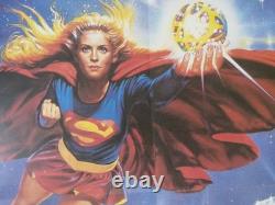 Affiche originale du film Supergirl de 1984, quad britannique