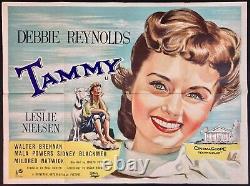 Affiche originale du film Tammy Quad Cinema Debbie Reynolds 1957