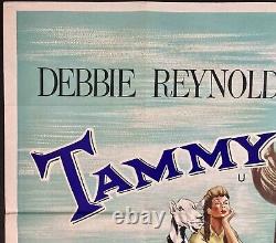 Affiche originale du film Tammy Quad Cinema Debbie Reynolds 1957