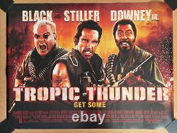 Affiche originale du film 'Tonnerre tropical' au cinéma au Royaume-Uni