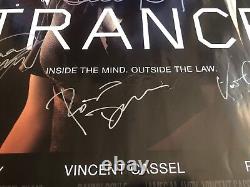 Affiche originale du film Trance au format quad UK, signée par Danny Boyle et la distribution.