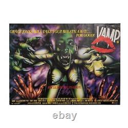Affiche originale du film Vamp 1986 Grace Jones Quad CULT RARE 96 x 71cm