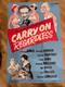 Affiche Originale Du Film Britannique Carry On Regardless 1961 Kenneth Williams