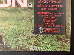 Affiche originale du platoon au format Quad au Royaume-Uni