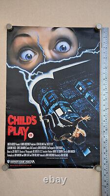 Affiche originale du vidéoclub Child's Play au Royaume-Uni