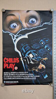 Affiche originale du vidéoclub Child's Play au Royaume-Uni