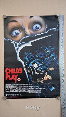 Affiche originale du vidéoclub Child's Play au Royaume-Uni