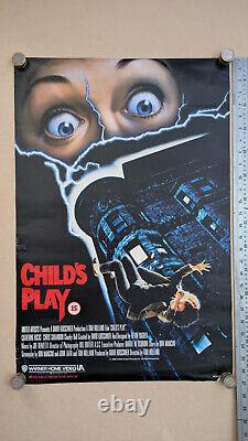 Affiche originale du vidéoclub Child's Play au Royaume-Uni