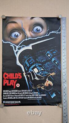 Affiche originale du vidéoclub Child's Play au Royaume-Uni