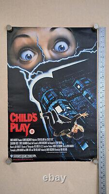 Affiche originale du vidéoclub Child's Play au Royaume-Uni