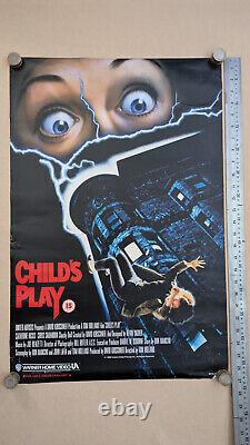 Affiche originale du vidéoclub Child's Play au Royaume-Uni