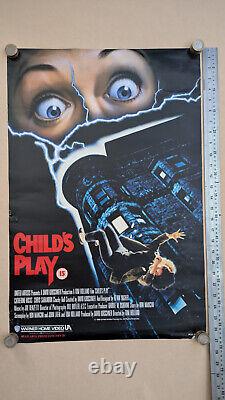 Affiche originale du vidéoclub Child's Play au Royaume-Uni