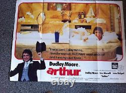 Affiche originale en quad d'Arthur Dudley Moore Liza Minnelli