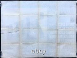 Affiche originale quadruple du film Zulu Stanley Baker Michael Caine Early RR